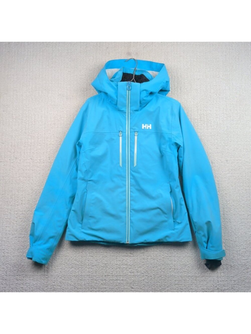 Helly Hansen Alphelia Lifaloft Ski Jacket Scuba Blue Wom Sz M Helly Tech Gorp